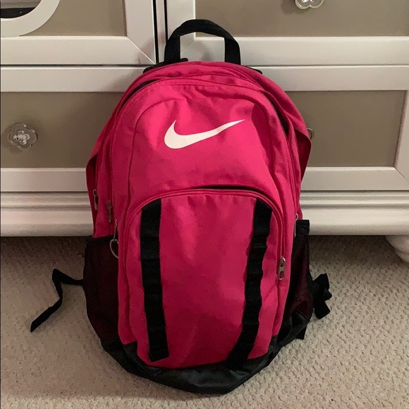 pink nike backpack